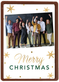 kerstkaart fotokaart sterren merry christmas