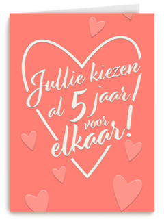 Jullie kiezen al 5 jaar voor elkaar