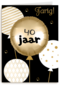 verjaardag kaart leeftijden 40 ballon