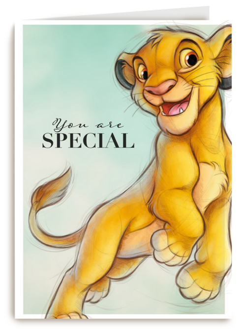 Simba verjaardagskaart you are special