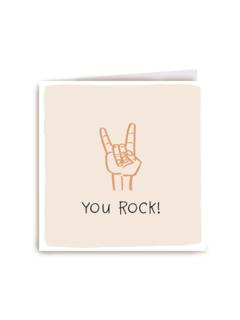 Zomaar kaart You rock