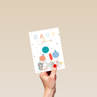 Babyshower Dierenfeest