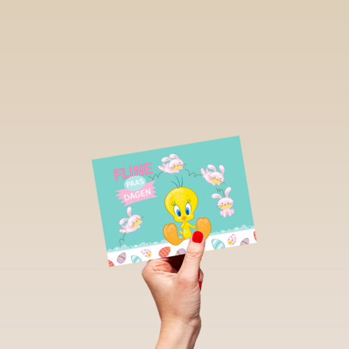 Tweety Fijne Paasdagen kaart