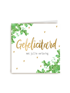 Verloofdkaart Gefeliciteerd met jullie verloving