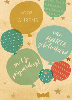 verjaardag man classics van harte gefeliciteerd ballon