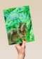 Op kamp kaart trek dinosaurus have fun