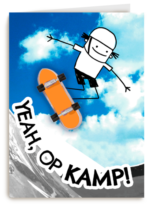 Skater op kamp