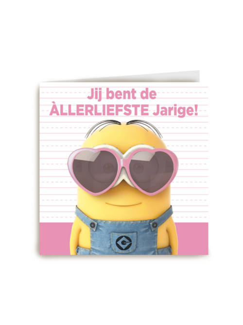 Verjaardagskaart Hallmark | Jij Bent De Allerliefste Jarige Minion Kaart
