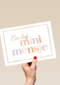 Felicitatie een lief mini mensje