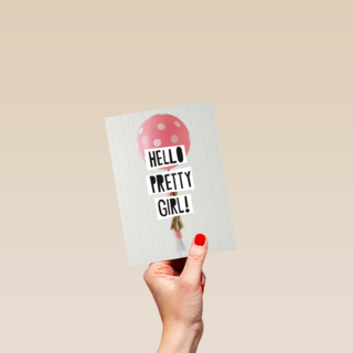 geboorte dochter hello pretty girl