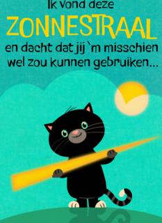Beterschapskaart zonnestraal