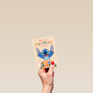 Felicitatie Disney Stitch
