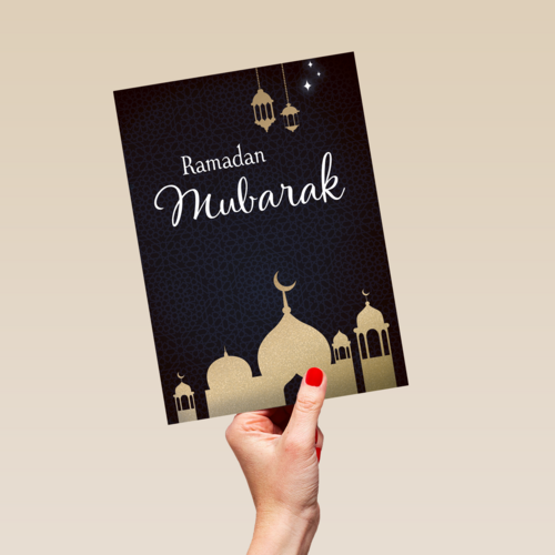 ramadan kaart ramadan mubarak