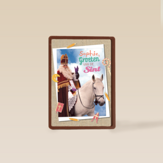 sinterklaas kaart naam groeten van de sint