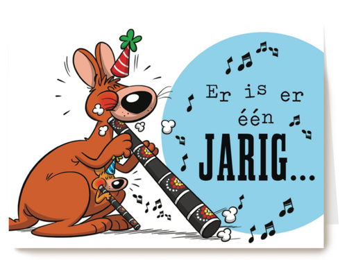 funny mail er is er een jarig hoera hoera