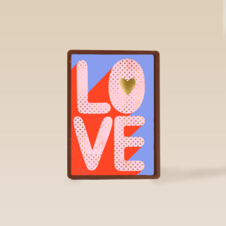 Liefde kaart L O V E