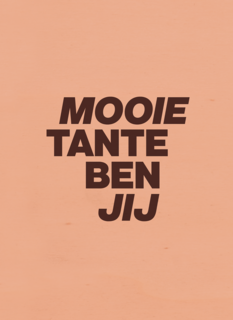 zomaar kaart andc mooie tante ben jij