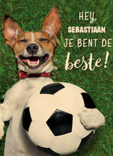 motivatiekaart met de tekst jij bent de beste