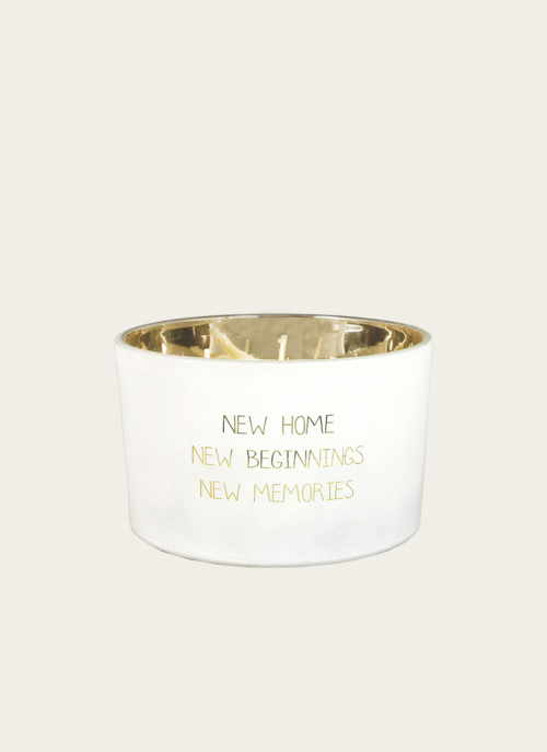 My Flame Geurkaars New Home, New Beginnings, New Memories | My Flame Cadeau Woonaccessoires |