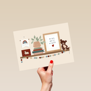 Geboortefelicitatie zo blij dat jij er bent