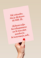 Vriendschapskaart vrouw missen powervrouw