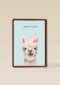 Verjaardag kaart hip happy birthday lama alpaca