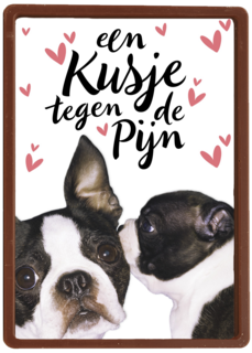 een kusje tegen de pijn