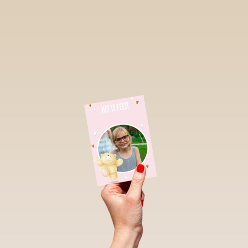 het is feest met de forever friends fotokaart