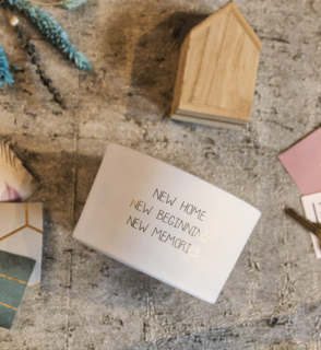 My Flame Geurkaars New Home, New Beginnings, New memories