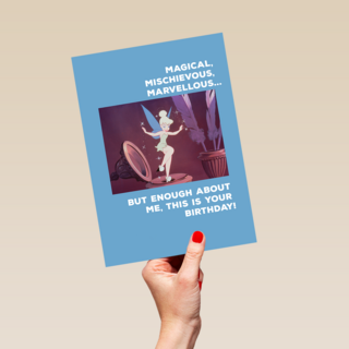 Tinkerbell Enough about me birthday