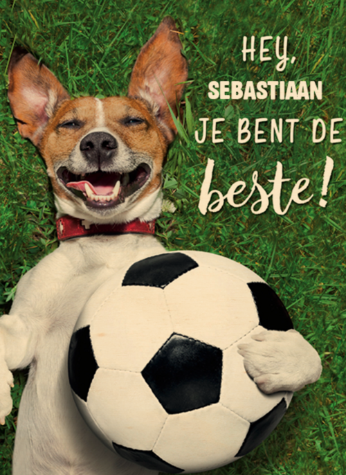 motivatiekaart met de tekst jij bent de beste