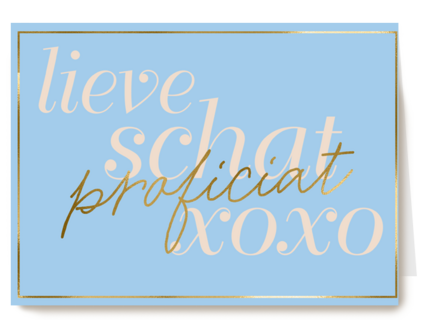 Lieve schat proficiat verjaardagskaart