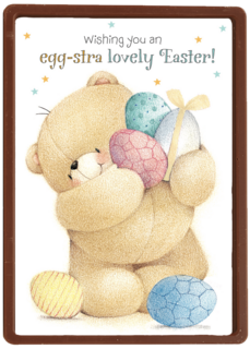 wishing you an egg stra lovely easter forever friends kaart