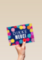 dikke merci met gekleurde confetti