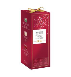 Yankee Candle Cadeauset Kerst met 3 kaarsen