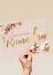 ramadan kaart gezegende ramadan