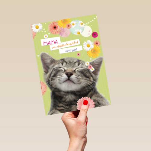 moederdag klassiek een katje voor moederdag