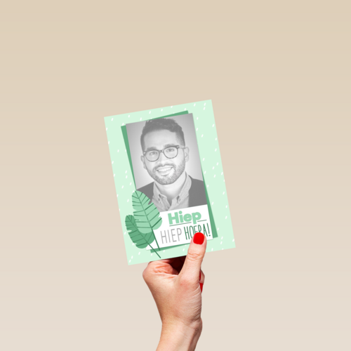 hiep hiep hoera blaadjes