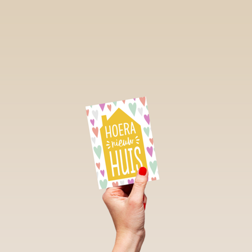 hoera nieuw huis me hartjes