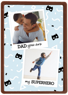 fotokaart dad you are my superhero