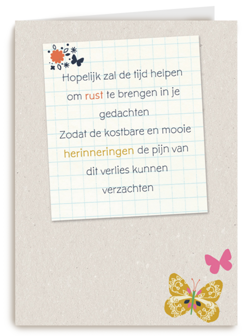 tijd rust gedachten kostbare herinnering verlies verzachten