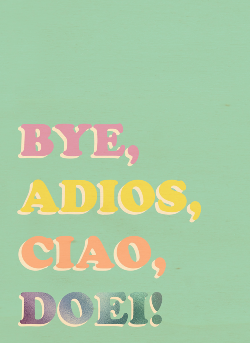 Houten Kaart Groetjes Uit Fijne Reis | Houten Kaart Hallmark | Groetjes Uit Fijne Reis | Afscheid Kaart Bye Adios Ciao Doei