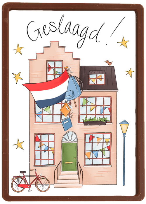 Chocolade Kaart Diploma | Hallmark | Chocolade Kaart Hallmark | Diploma | Geslaagd Matia Studio Nederland