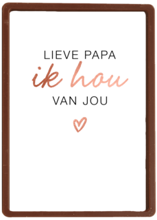 vaderdag kaart hip lieve papa ik hou van jou