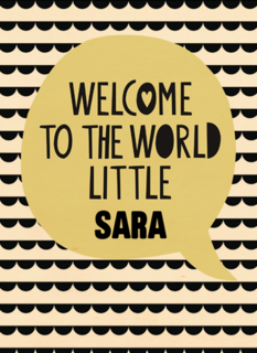 welcome to the world little one