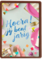 Verjaardagskaart tiener meisje Hoera jij bent jarig