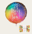 Ballon Zo Trots op Jou Multi Met Brievenbus Snoep Van Harte Gefeliciteerd