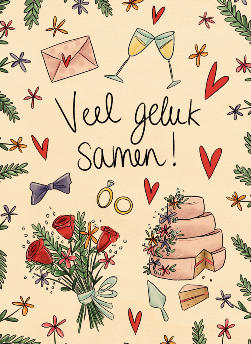 Houten Kaart Verloving Geregistreerd Partnerschap Huwelijksjubileum | Houten Kaart Hallmark | Verloving Geregistreerd Partnerschap