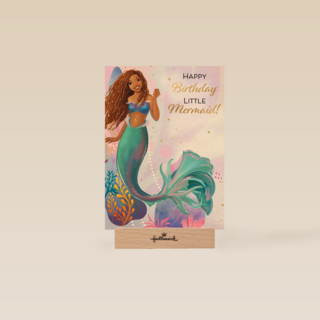 Ariel Little Mermaid kaart Happy Birthday