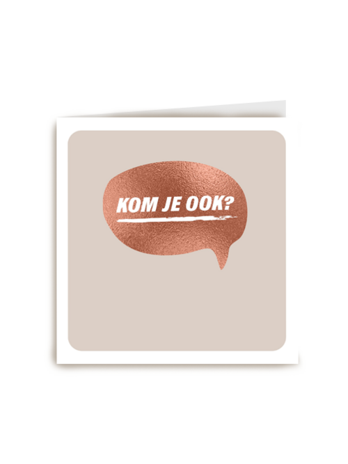 nieuwjaarskaart uitnodiging kom je ook